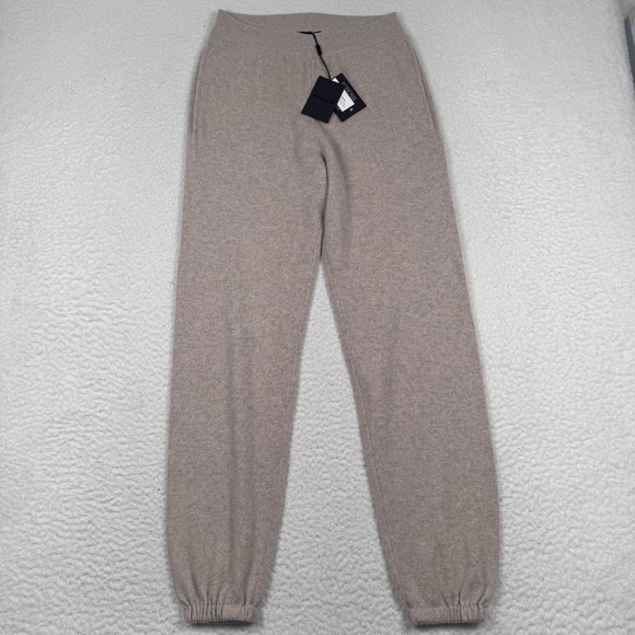 NAADAM Pants - NEW NAADAM Recycled Cashmere Jogger Women's Small Oatmeal Beige Pant $195